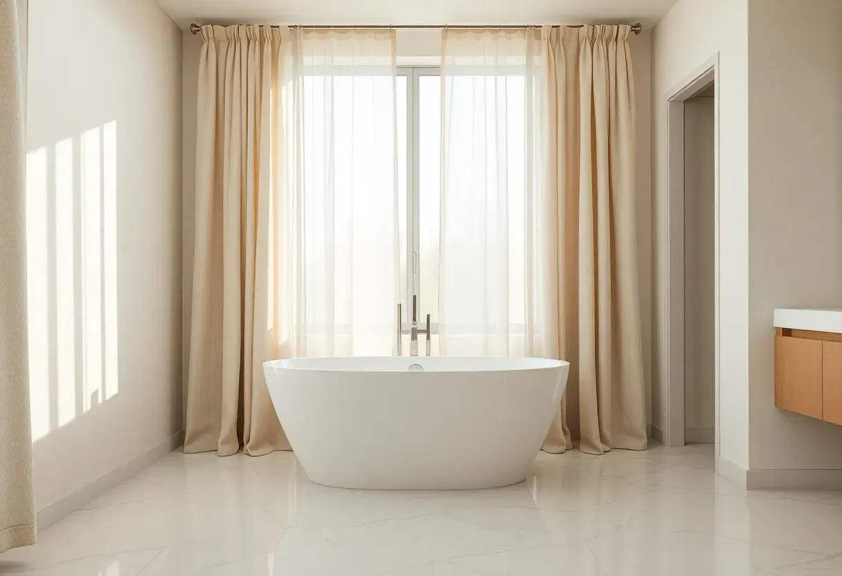 19 Bathroom Curtains Ideas