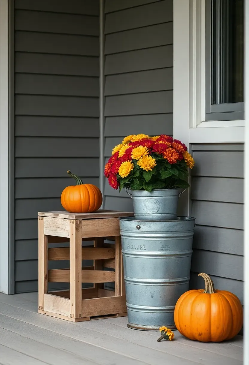 Crate Side Table Display