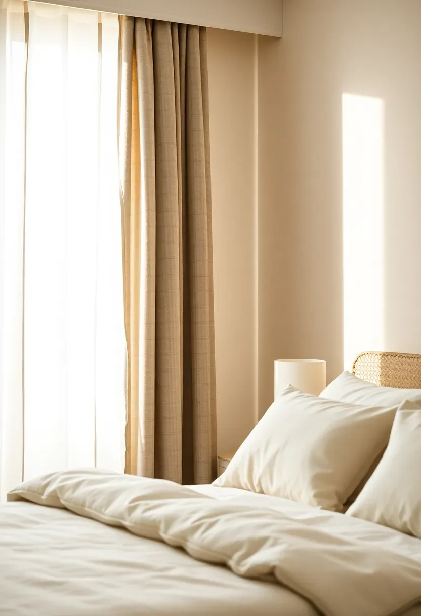 Sheer-and-blackout double curtain track