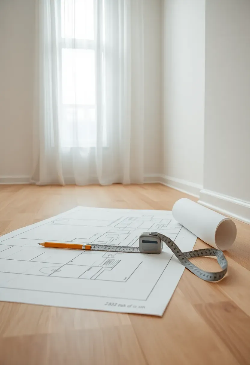 Sketch a floor plan to define a room's purpose and layout before decorating