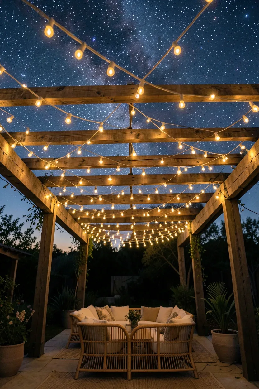 String Light Canopy Magic