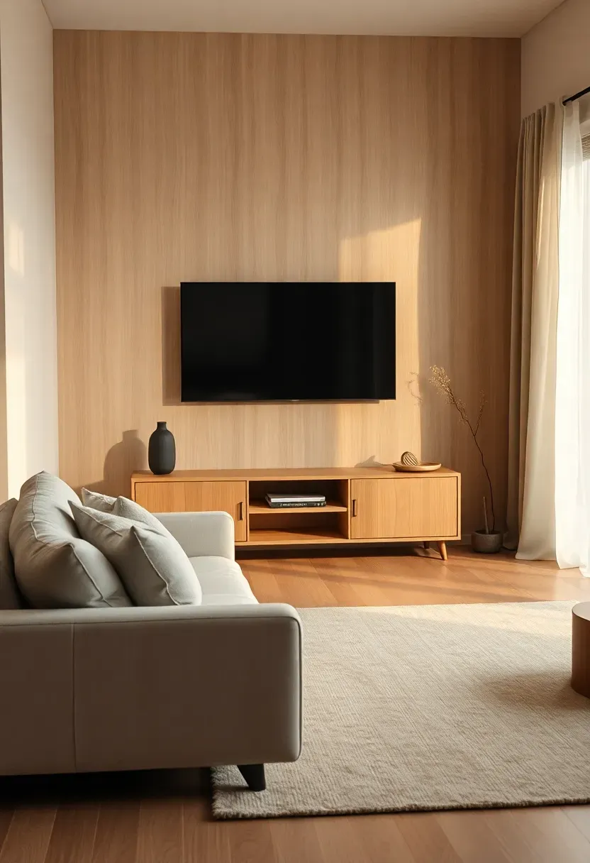 Quiet Media Wall With Concealed Tech