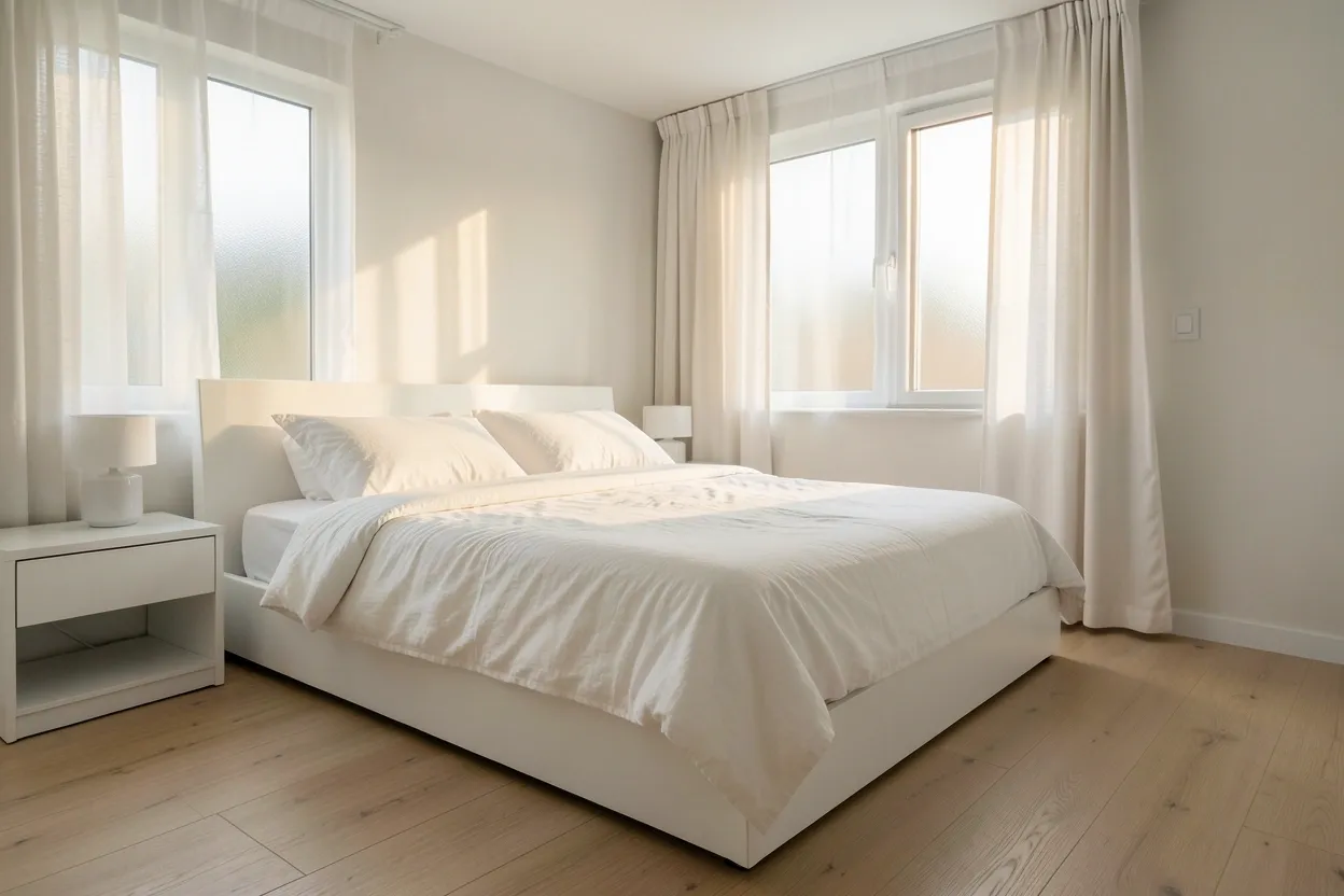 23 White Japandi Bedroom for Comfort and Visual Balance