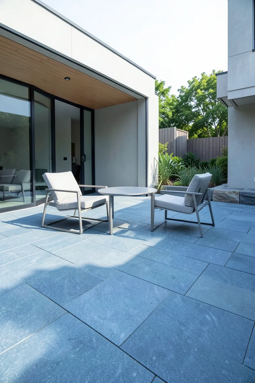 Modern Bluestone Patio