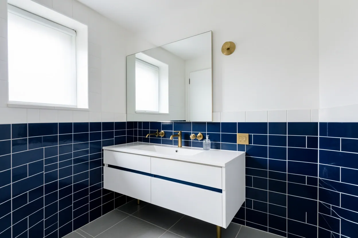 29 Blue and White Bathroom Ideas for a Fresh Look for a Calm and Modern Bathroom