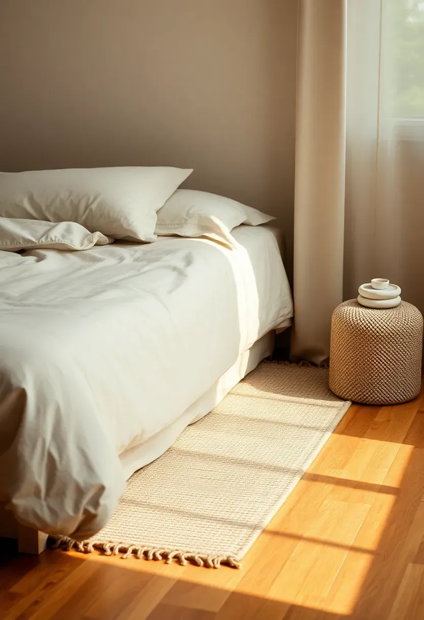 Tatami-inspired woven runner