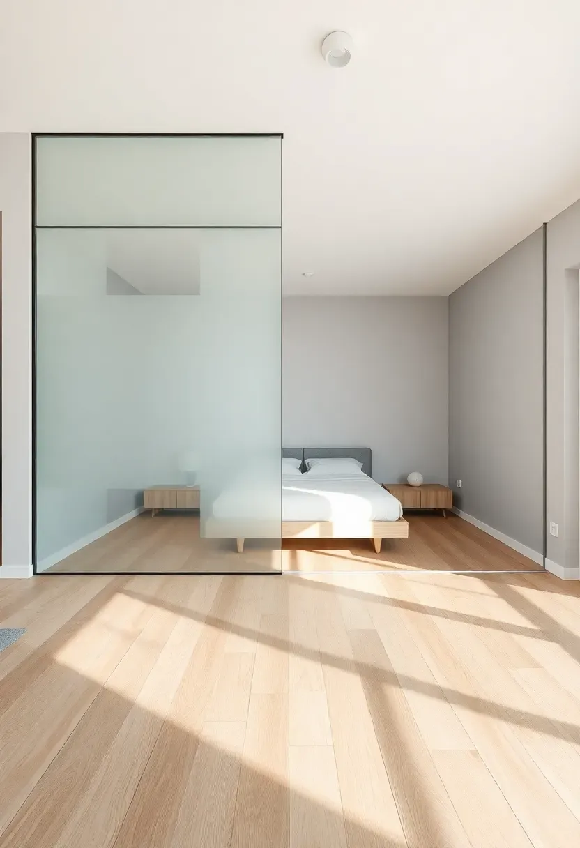 Black and White Architectural Bedroom