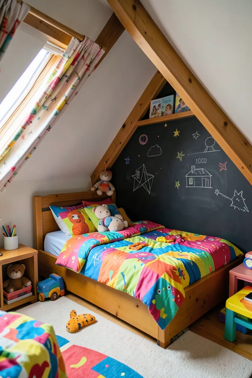 Whimsical Kids' Attic Retreat