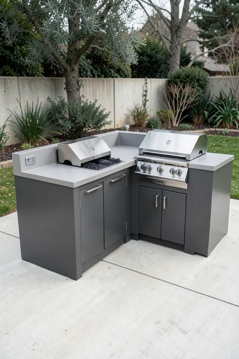 Modular Outdoor Kitchen Island