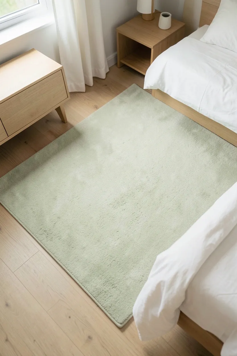 Pale Green Rug