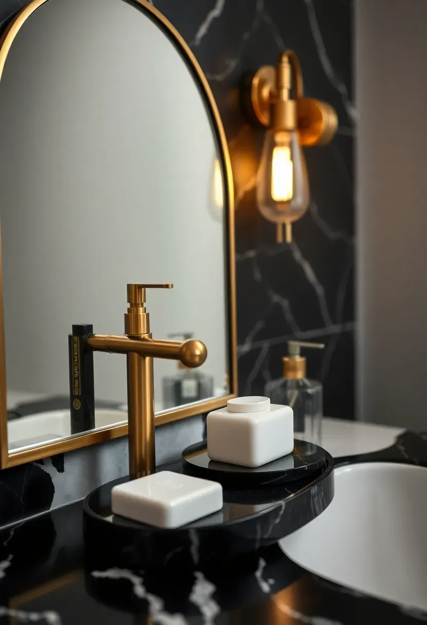 Art Deco geometry and glam