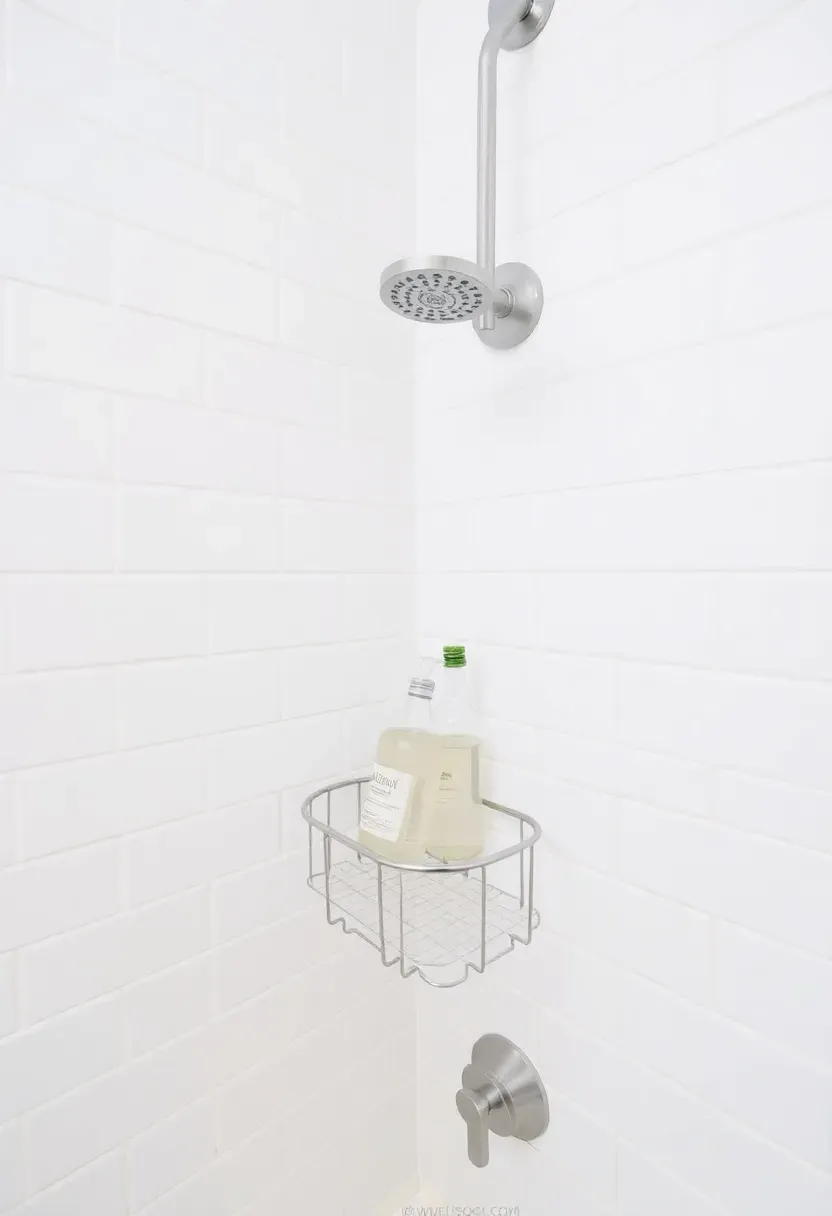 Minimal shower caddy
