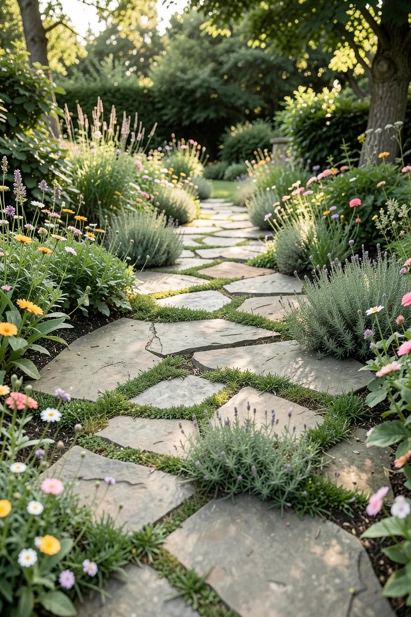 Irregular Flagstone Patio