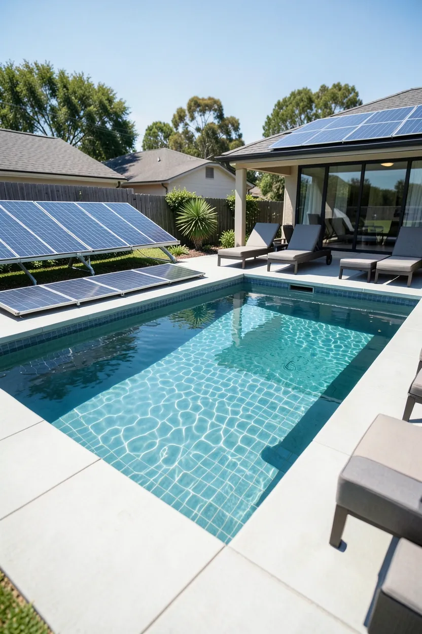 Solar Heated Pool for Sustainability