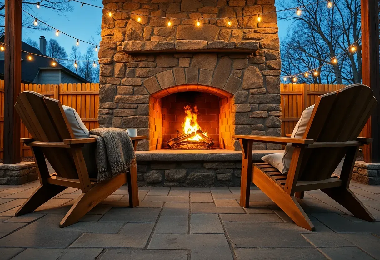 21 Backyard Fireplace Ideas for Year-Round Use