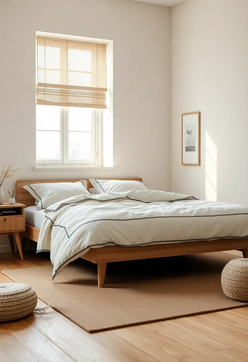 Slub cotton duvet with contrast piping