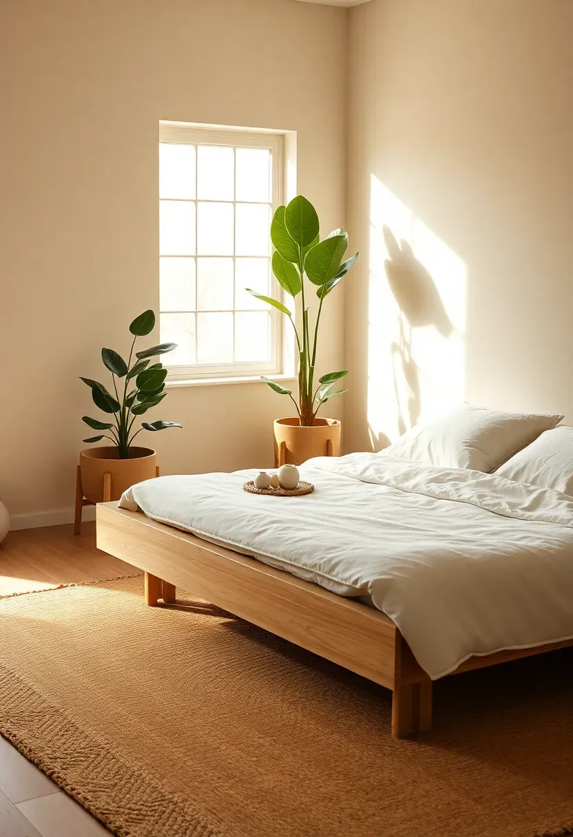 24 Japandi Bedroom with Indoor Plants Ideas: Nature Retreats Design Ideas