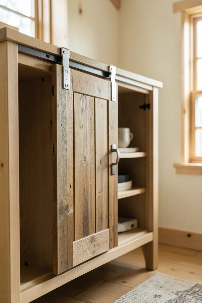 Sliding Barn Door Storage