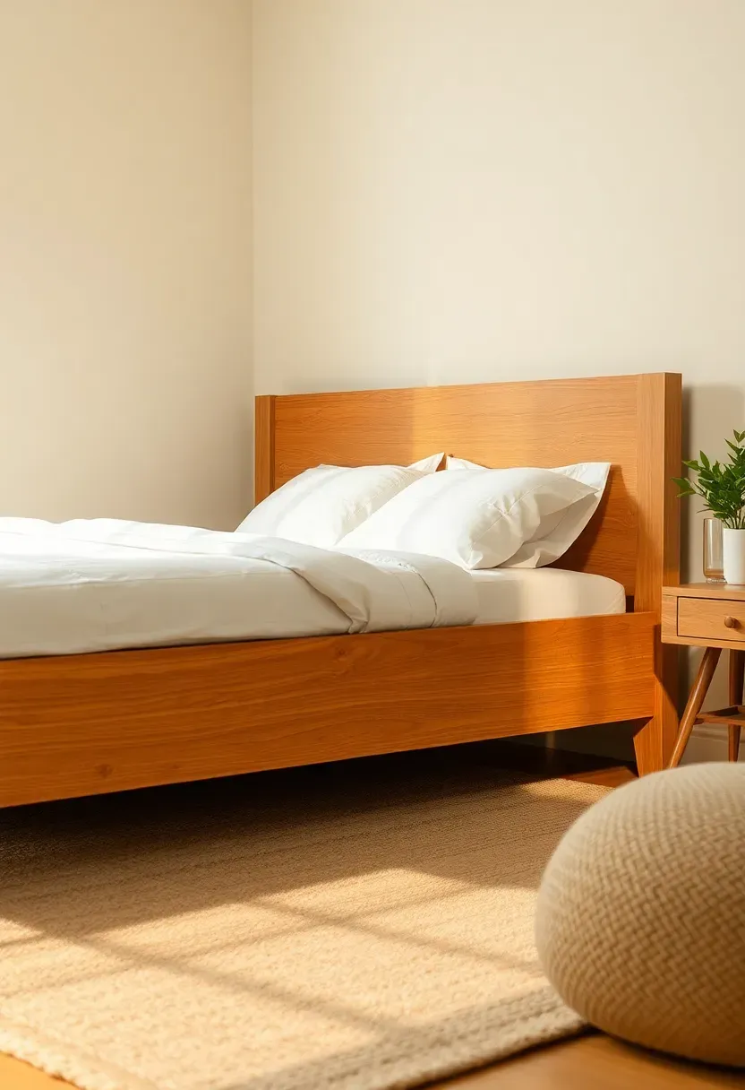 Honey oak bed frame warmth