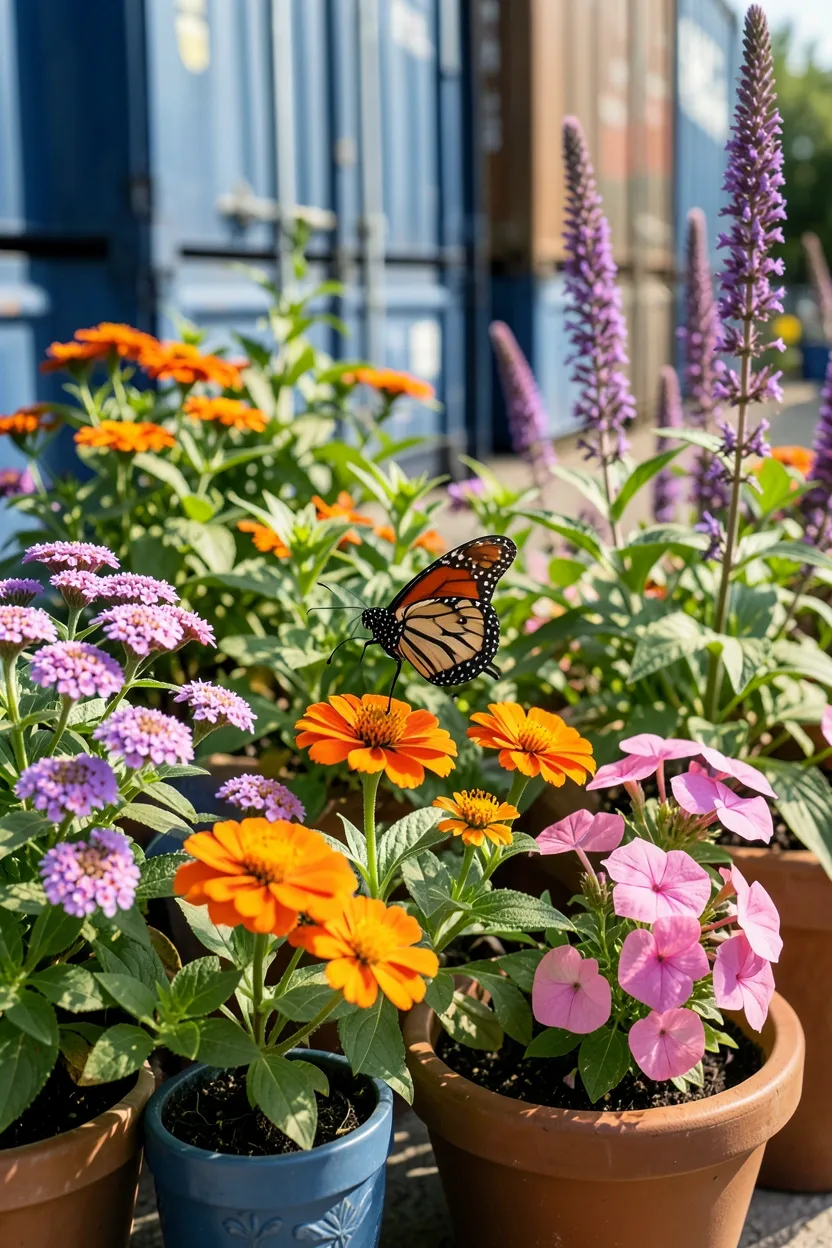 Butterfly Garden in Pots