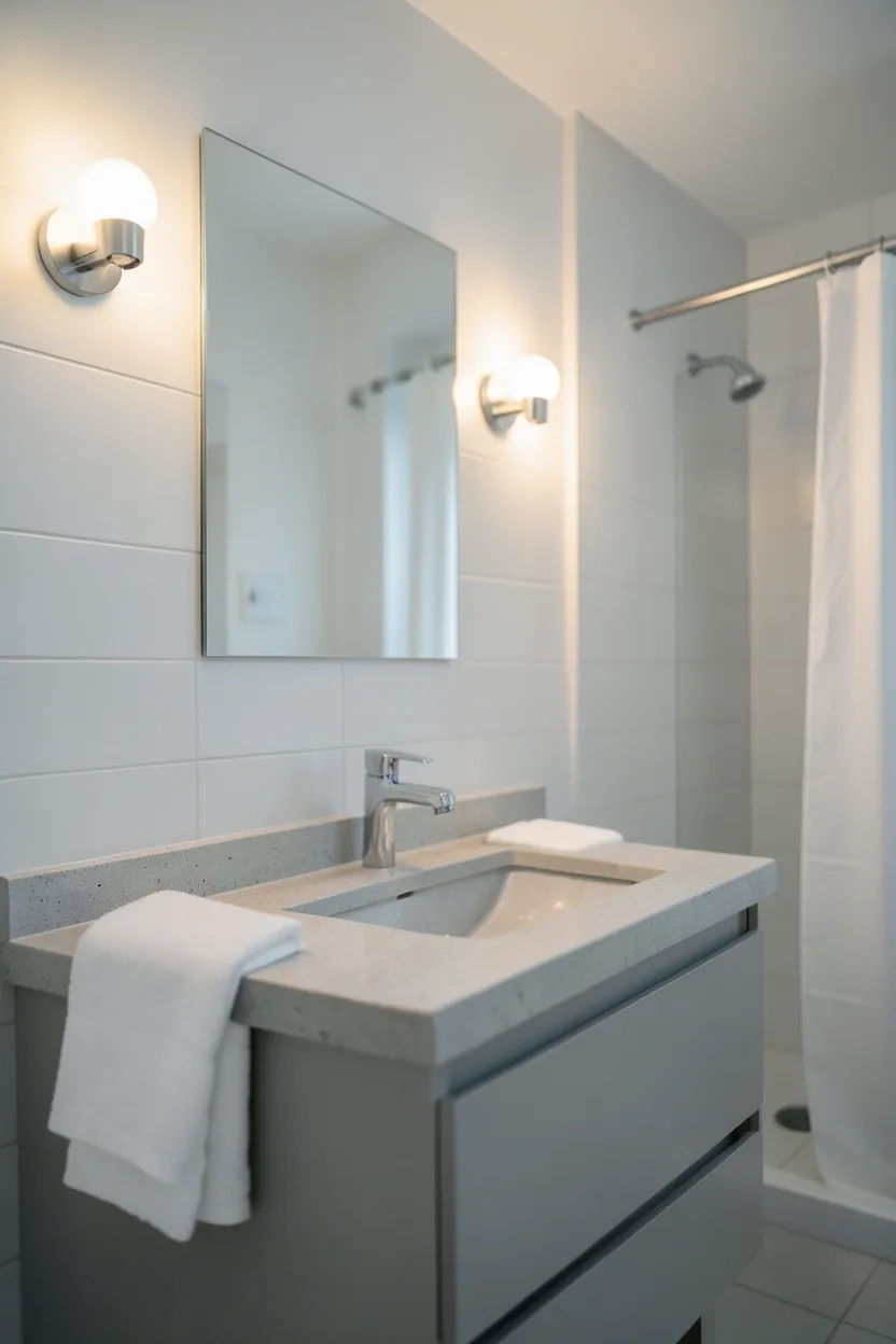 23 Apartment Bathroom Color Ideas for Calm, Modern Rentals