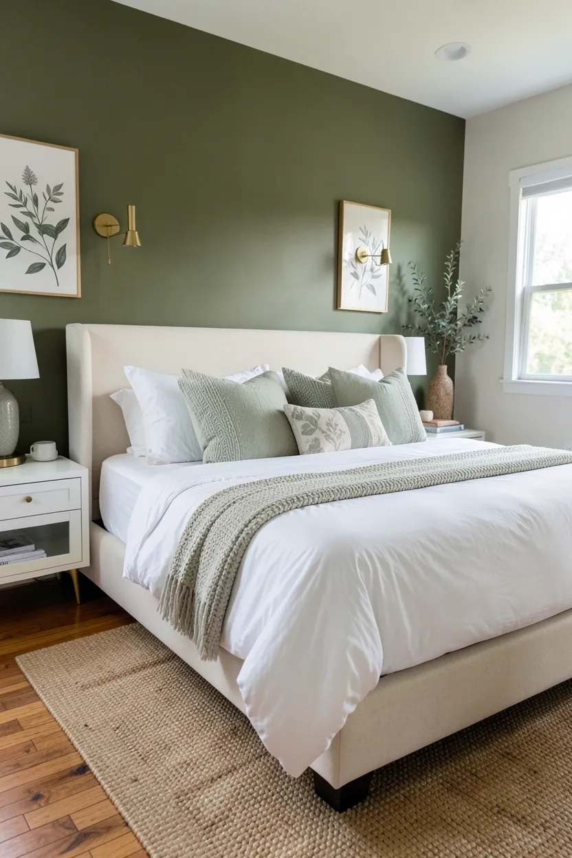 21 Olive Green Bedroom Ideas for a Cozy, Restful Retreat