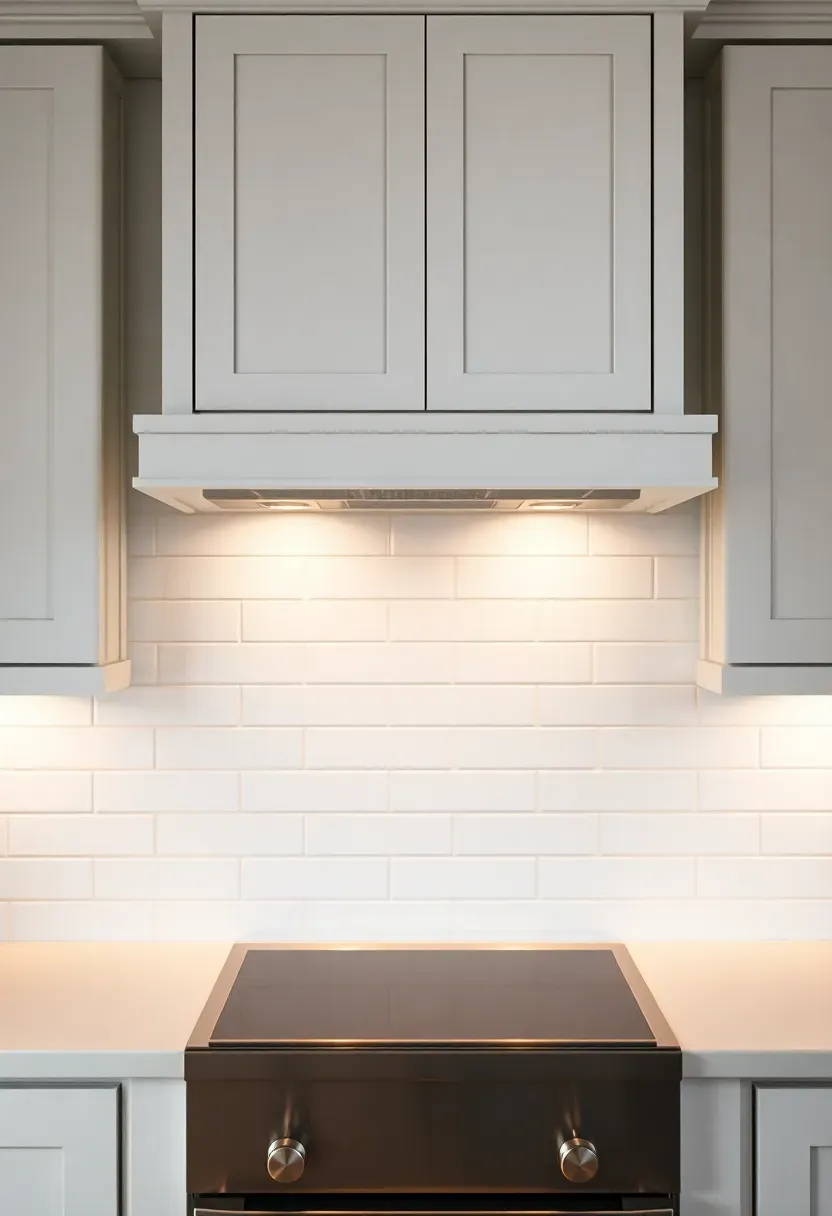 Concealed range hood with cabinet surround