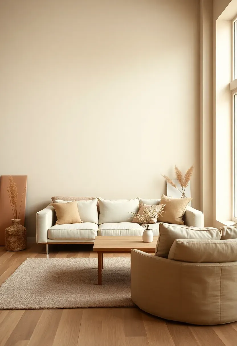 Earth-Tone Color Blocking with Gentle Contrast