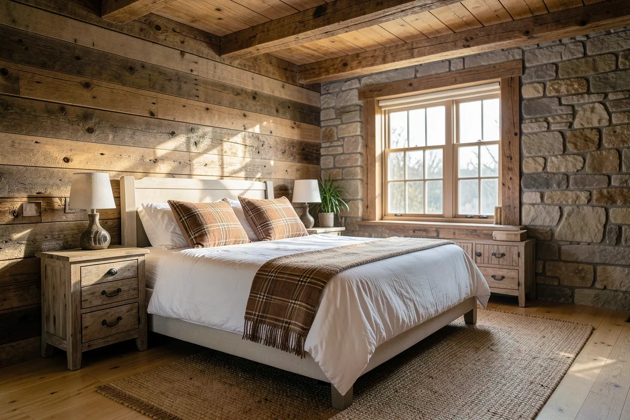 25 Charming Rustic Bedroom Ideas for Comfort and Style