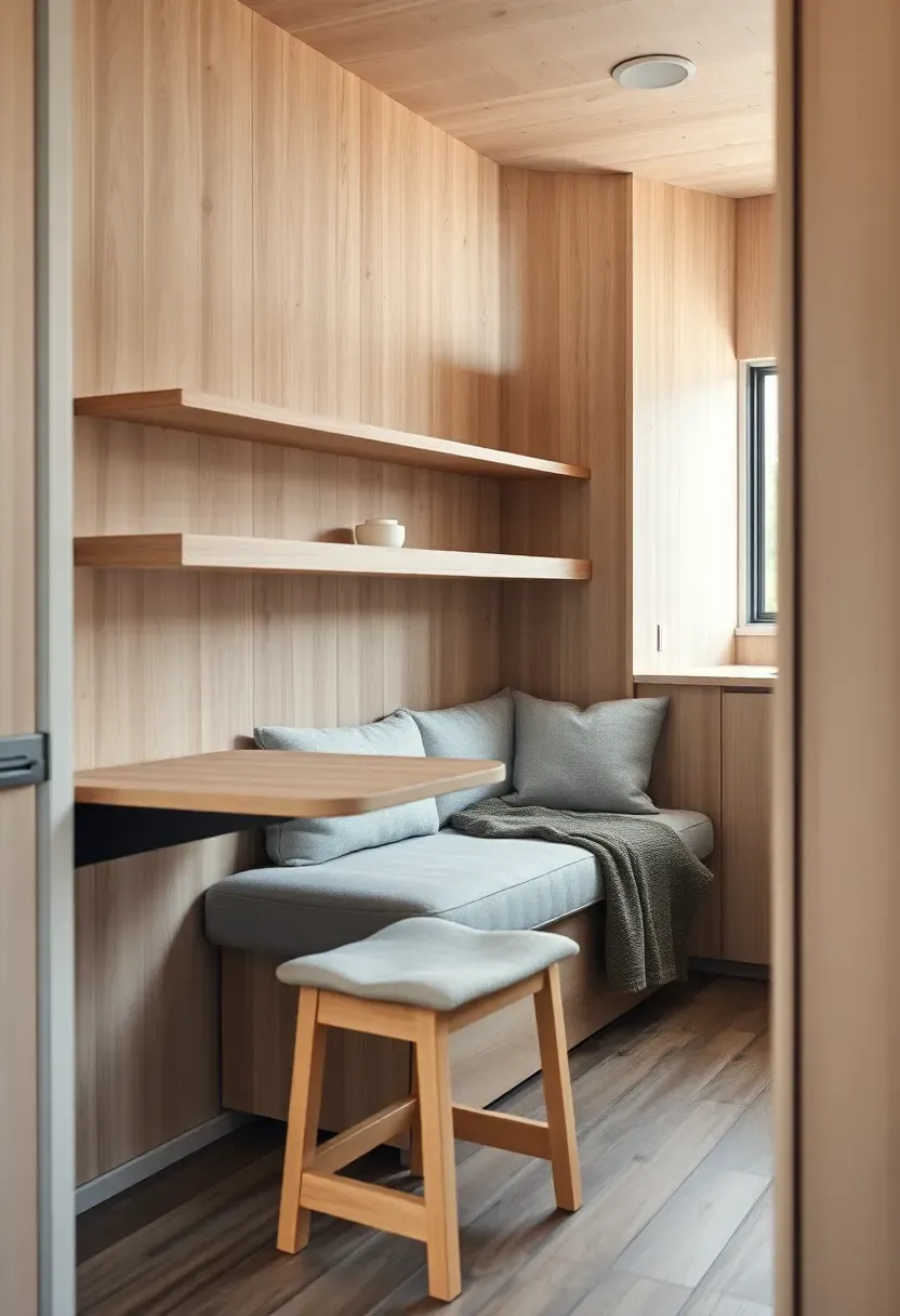 Choose multifunctional furniture that disappears