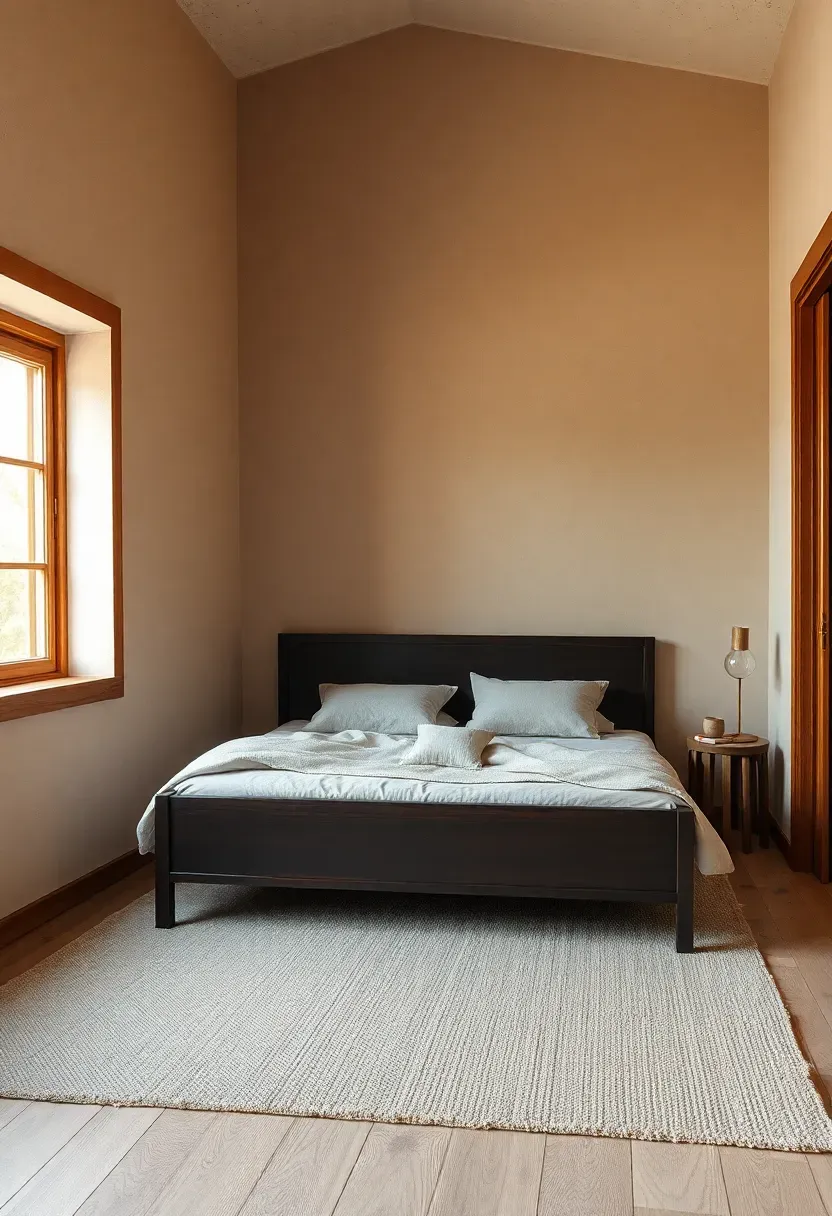 Textured plaster and cedar trim perimeter