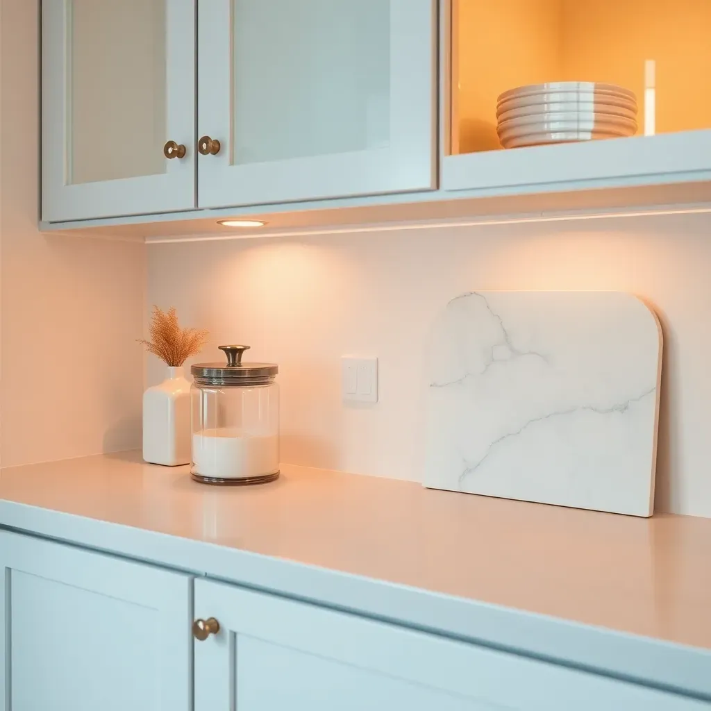 Layered under-cabinet glow