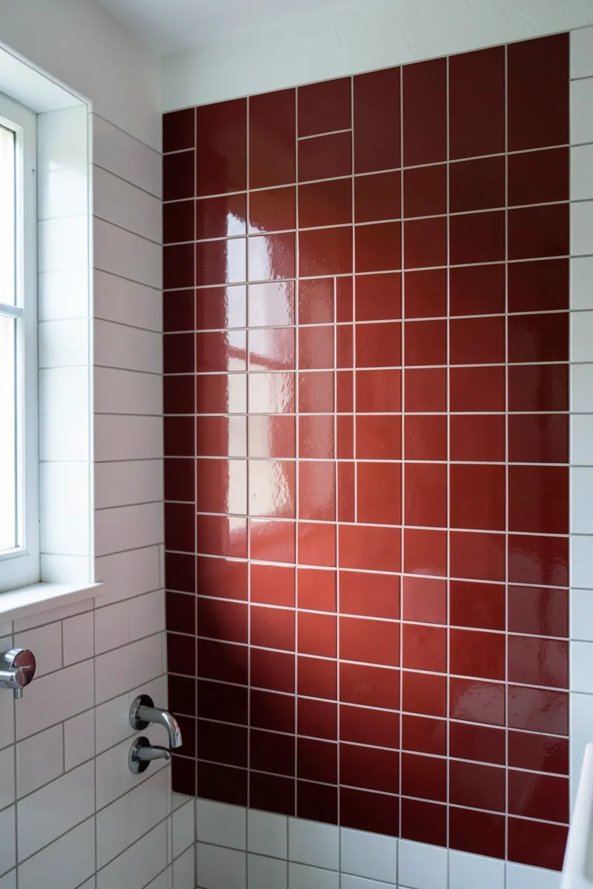 29 Red Bathroom That Refresh Your Bathroom Design