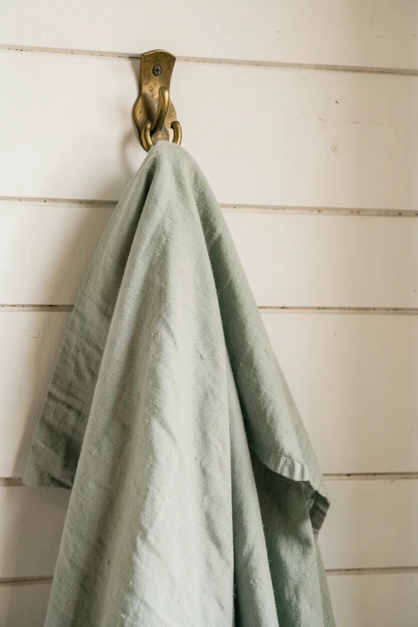 Soft Throw Blanket Display on Hooks