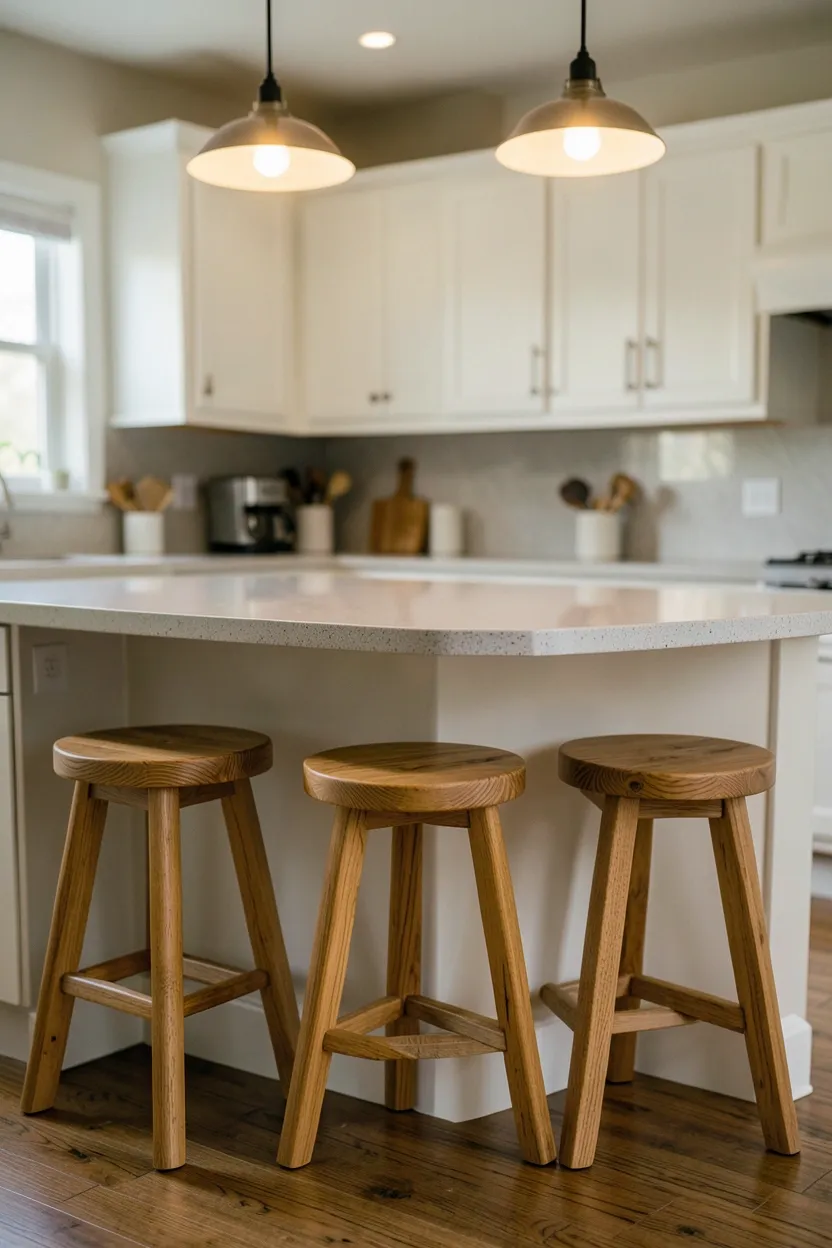 Natural Wood Stools