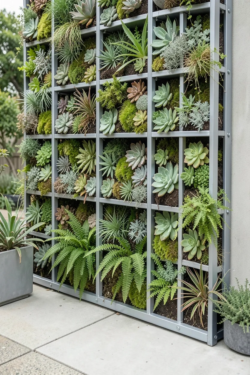 Vertical Garden Wall for Urban Patios