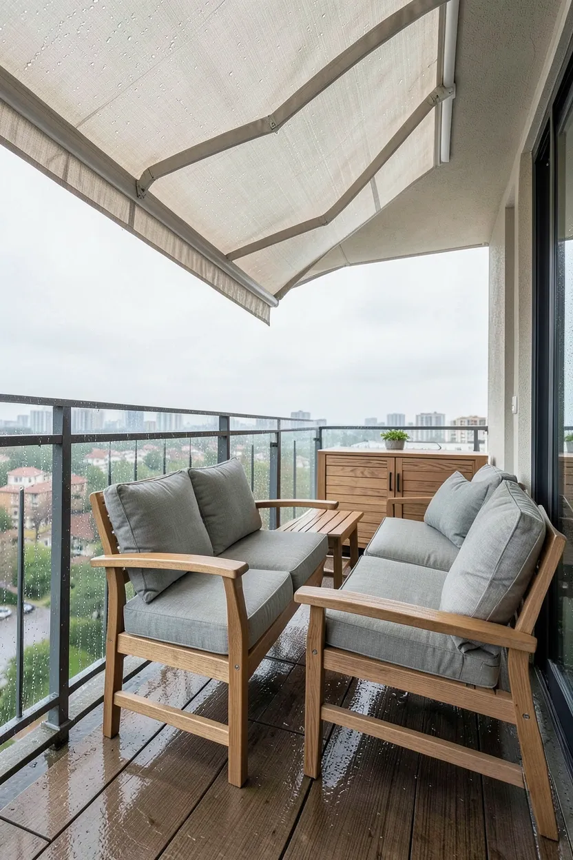 Rain-Friendly Balcony