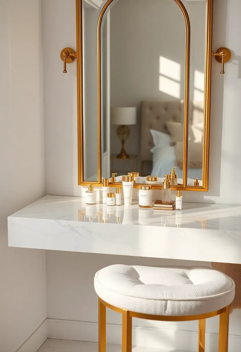 sophisticated marble countertop vanity exuding luxury and timeless elegance