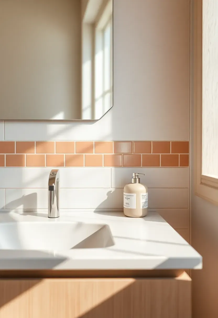 Removable tile decal strip