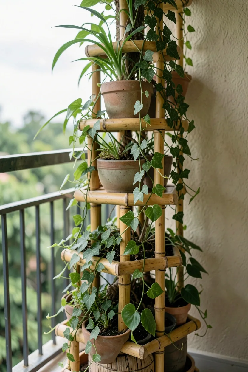 Boho Plant Stand Display