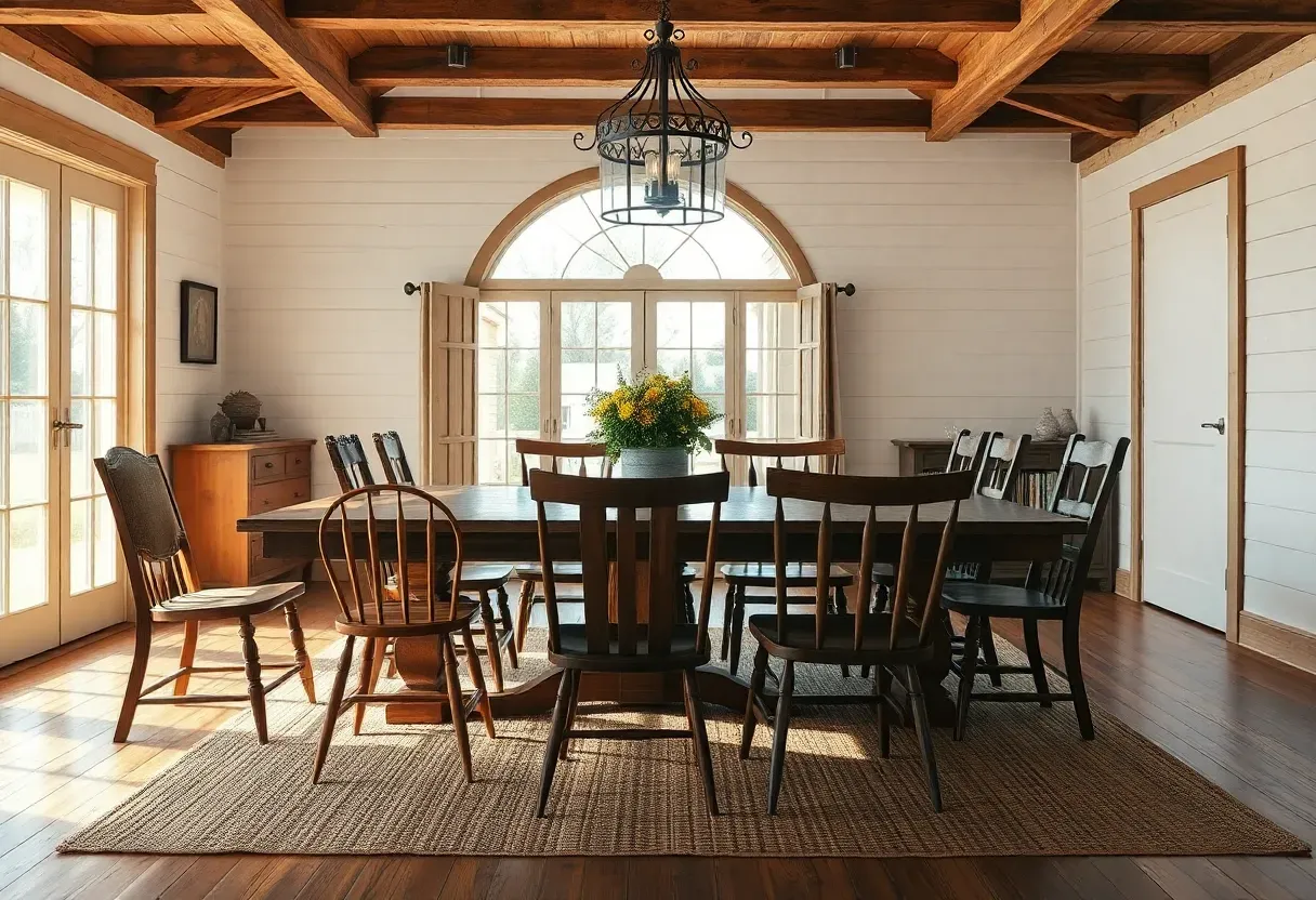 23 Charming Farmhouse Dining Room Ideas