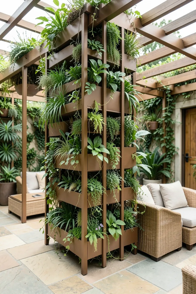 Green Wall Pergola