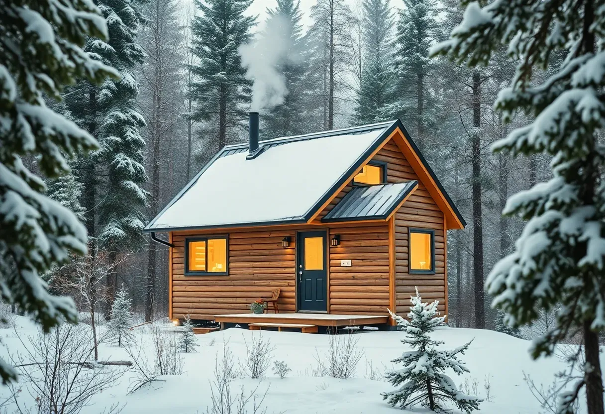Tiny House Winter Living