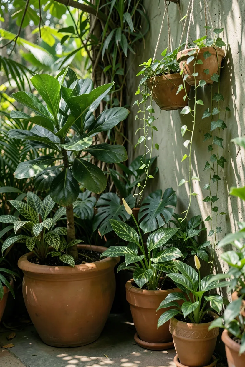 Potted Jungle Oasis Corner