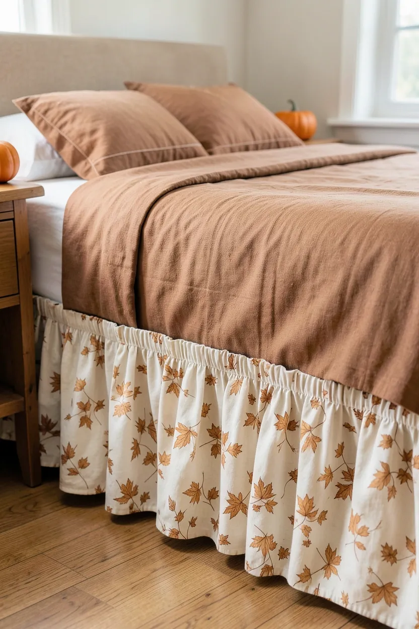 Seasonal Bed Skirt or Dust Ruffle