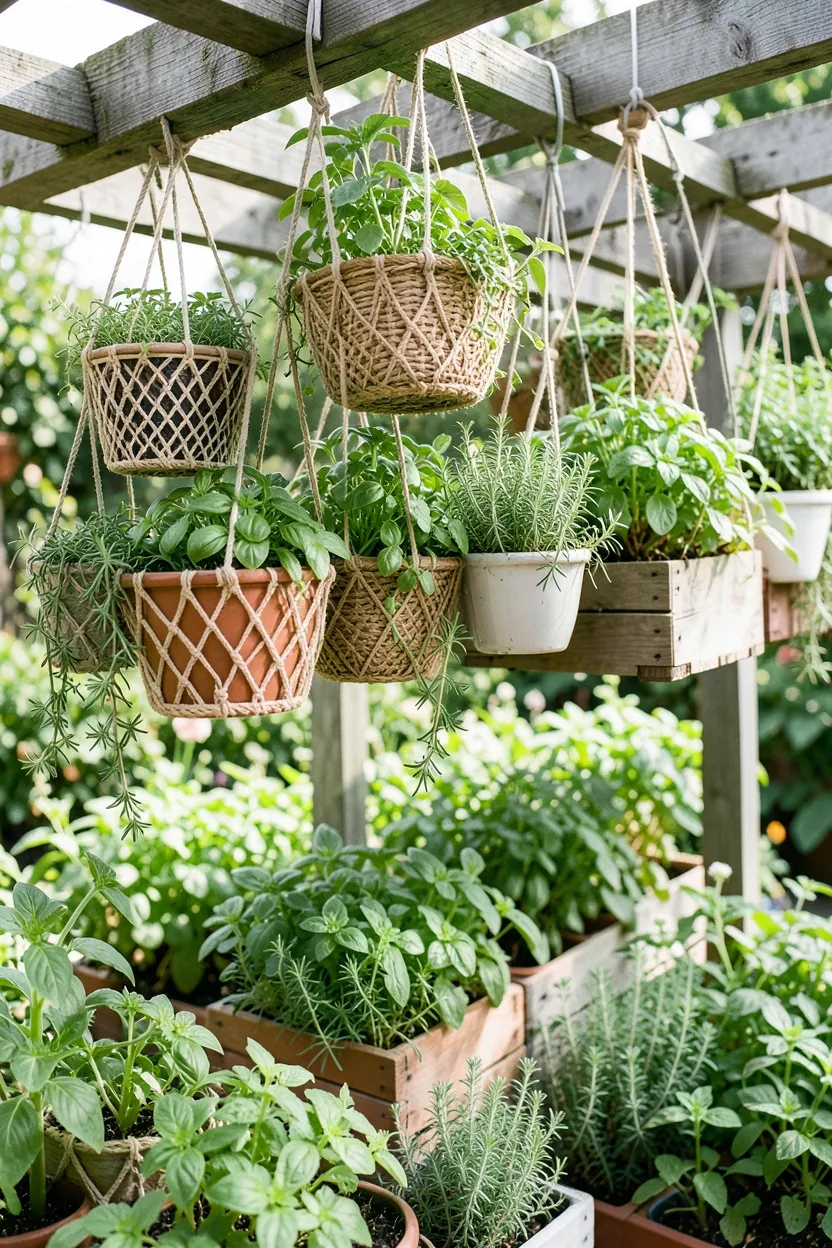 Suspended Herb Garden