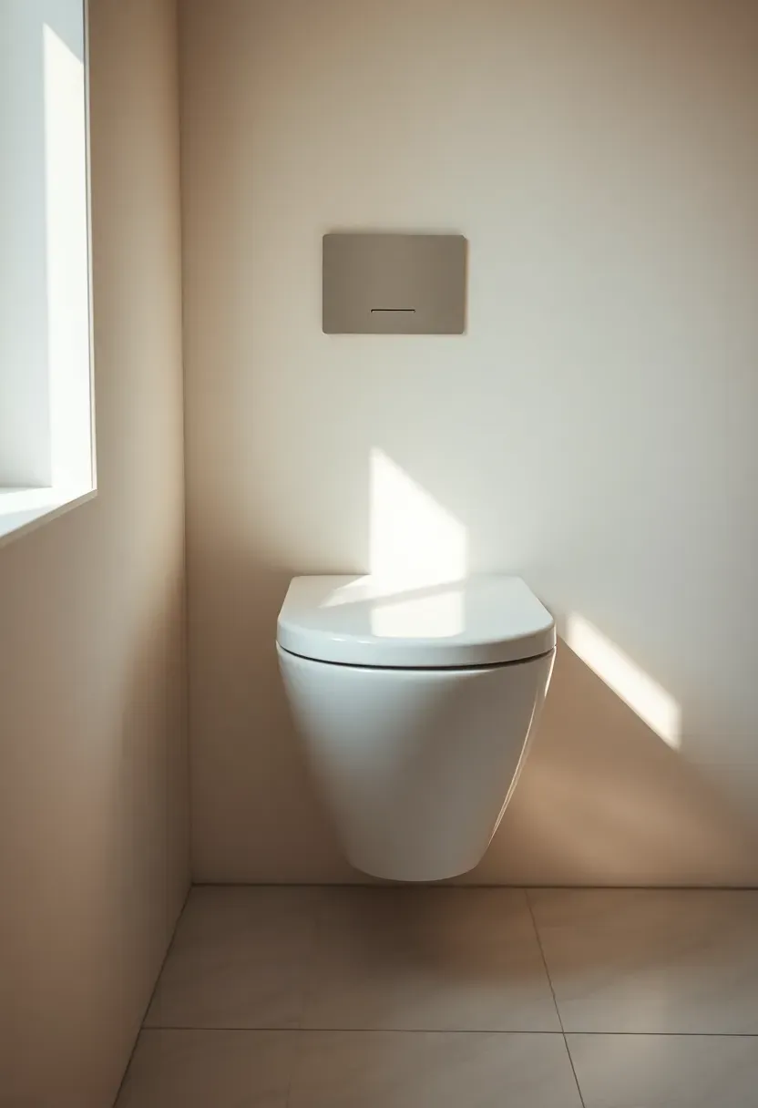 Wall-mounted toilet for sleek look