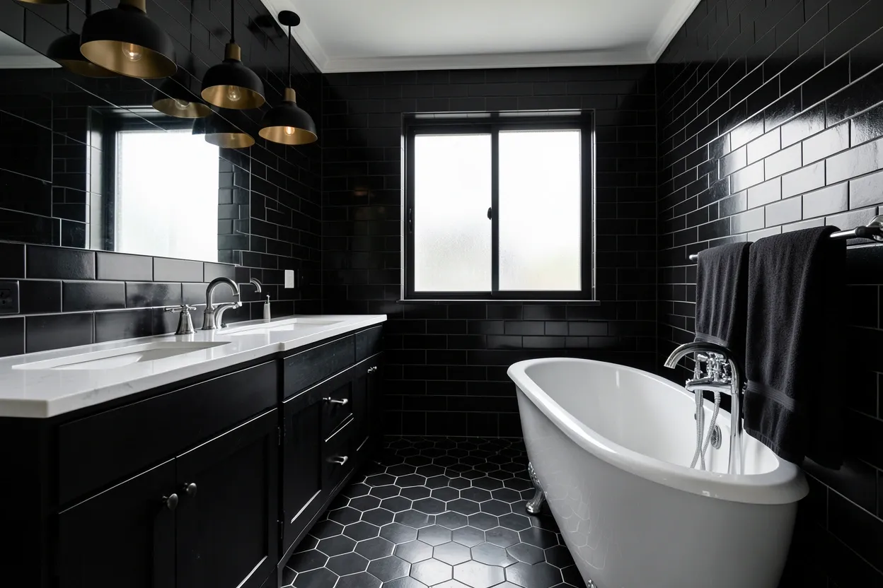23 Stunning Black Bathroom Ideas for a Bold Modern Look That Refresh Your Bathroom Design