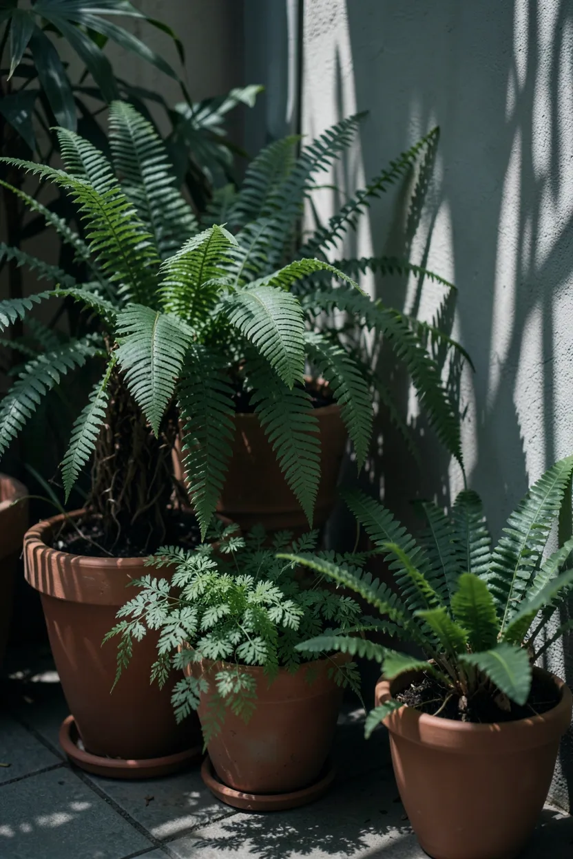 Shade-Loving Fern Garden