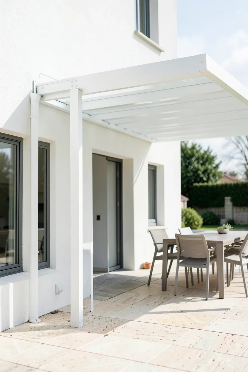 Attached Modern Pergola